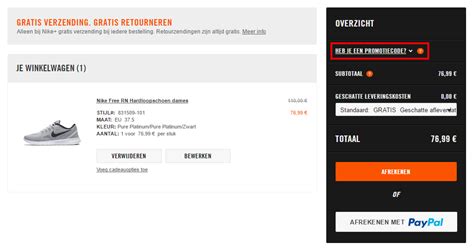 actie korting nike|nike kortingscode.